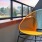 a chair on a patio